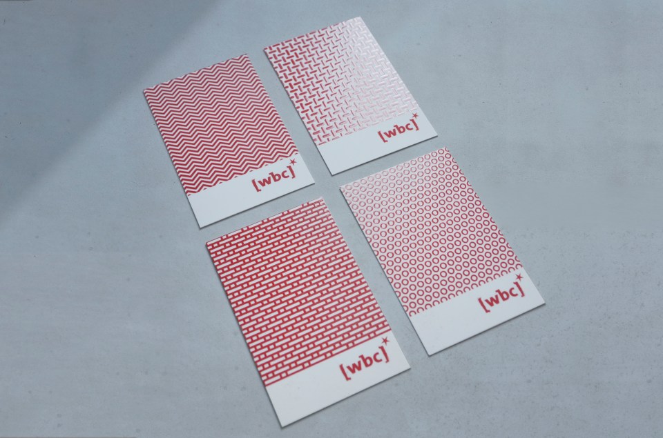 business card reflect